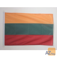DRAPEAU LITUANIE 90x60cm - DRAPEAU LITUANIEN 60 x 90 cm Spécial Extérieur - DRAPEAUX