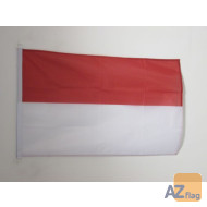 DRAPEAU MONACO 150x90cm - DRAPEAU MONÍ?GASQUE 90 x 150 cm Spécial Extérieur - DRAPEAUX