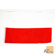 DRAPEAU POLOGNE 45x30cm - DRAPEAU POLONAIS 30 x 45 cm avec fourreau