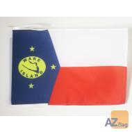 DRAPEAU WAKE 45x30cm - PAVILLON AMÉRICAIN 30 x 45 cm haute qualité