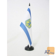 DRAPEAU DE TABLE JÍ?RUSALEM 21x14cm - PETIT DRAPEAUX DE BUREAU DE SALEM 14 x 21 cm