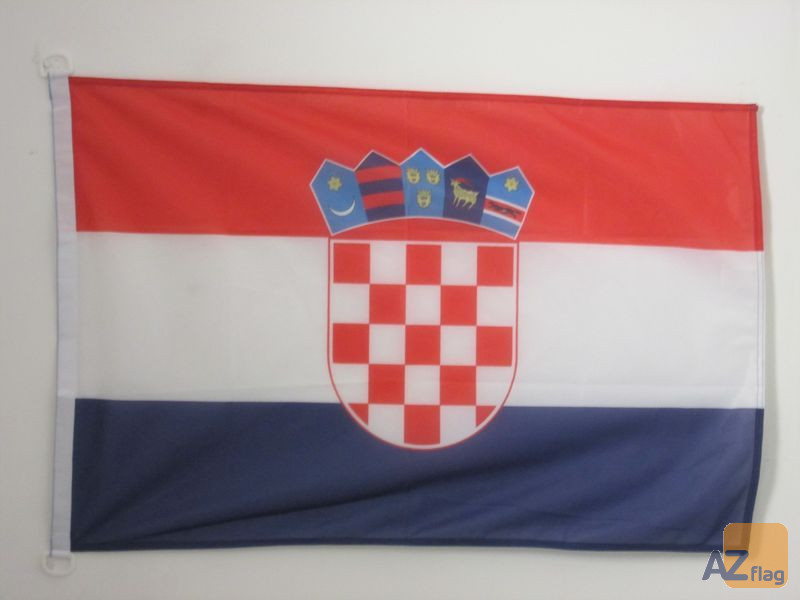 DRAPEAU CROATIE 150x90cm - DRAPEAU CROATE 90 x 150 cm Spécial Extérieur - DRAPEAUX