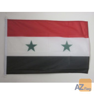 DRAPEAU SYRIE 90x60cm - DRAPEAU SYRIEN 60 x 90 cm Spécial Extérieur - DRAPEAUX