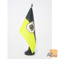 DRAPEAU DE TABLE MUNICH 21x14cm - PETIT DRAPEAUX DE BUREAU MÍ?NCHEN EN BAVIÍ?RE 14 x 21 cm