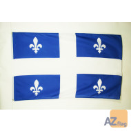 DRAPEAU QUÉBEC 90x60cm - DRAPEAU QUÉBÉCOIS - CANADA 60 x 90 cm - DRAPEAUX