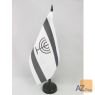 DRAPEAU DE TABLE YIDDISH 21x14cm - PETIT DRAPEAUX DE BUREAU JUIF YIDISH 14 x 21 cm