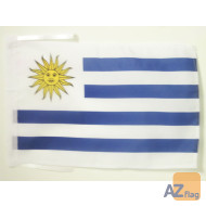 DRAPEAU URUGUAY 45x30cm - PAVILLON URUGUAYEN 30 x 45 cm haute qualité