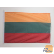 DRAPEAU LITUANIE 90x60cm - DRAPEAU LITUANIEN 60 x 90 cm Spécial Extérieur - DRAPEAUX