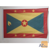 DRAPEAU GRENADE 90x60cm - DRAPEAU GRENADIN 60 x 90 cm Spécial Extérieur - DRAPEAUX