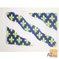 DRAPEAU YVELINES 45x30cm - PAVILLON DÉPARTEMENT FRANÇAIS - ÎLE-DE-FRANCE 30 x 45 cm haute qualité