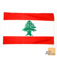 DRAPEAU LIBAN 90x60cm - DRAPEAU LIBANAIS 60 x 90 cm - DRAPEAUX