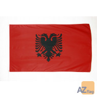 DRAPEAU ALBANIE 90x60cm - DRAPEAU ALBANAIS 60 x 90 cm - DRAPEAUX