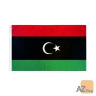 DRAPEAU LIBYE 90x60cm - DRAPEAU LIBYEN 60 x 90 cm - DRAPEAUX