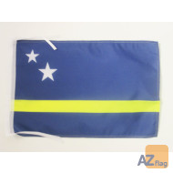 DRAPEAU CURAÇAO 45x30cm - PAVILLON HOLLANDAIS 30 x 45 cm haute qualité