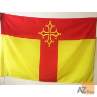 DRAPEAU TARN 150x90cm - DRAPEAU DÍ?PARTEMENT TARNAIS 90 x 150 cm Fourreau pour hampe