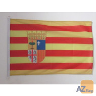 DRAPEAU ARAGON 90x60cm - DRAPEAU ARAGONAIS - ARAGON - ESPAGNE 60 x 90 cm Spécial Extérieur - DRAPEAUX