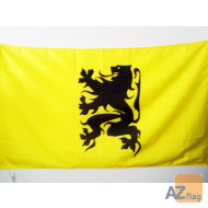 DRAPEAU FLANDRE COMBAT FLAMAND 90x60cm - DRAPEAU MOUVEMENT FLAMAND 60 x 90 cm Fourreau pour hampe