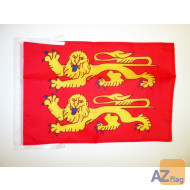 DRAPEAU BASSE-NORMANDIE 45x30cm - PAVILLON BAS-NORMAND - FRANCE 30 x 45 cm haute qualité