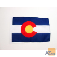 DRAPEAU COLORADO 45x30cm - PAVILLON ETAT AMÉRICAIN - USA - ETATS-UNIS 30 x 45 cm haute qualité