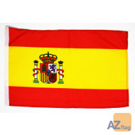 DRAPEAU ESPAGNE 45x30cm - DRAPEAU ESPAGNOL 30 x 45 cm avec fourreau