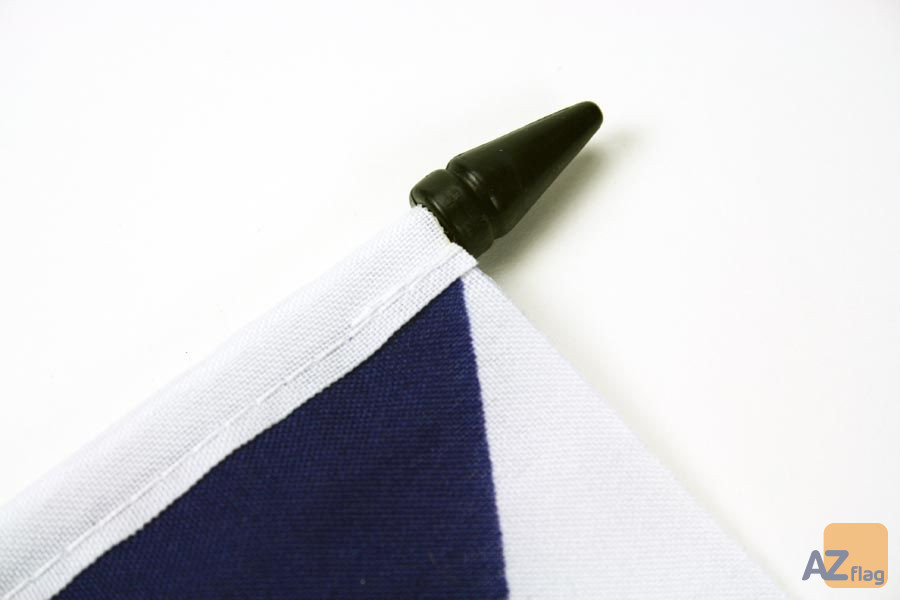 DRAPEAU DE TABLE AMSTERDAM 21x14cm - PETIT DRAPEAUX DE BUREAU HOLLANDAIS - PAYS-BAS 14 x 21 cm