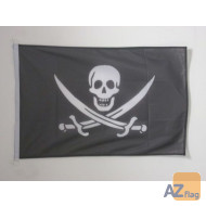 DRAPEAU PIRATE JACK RACKHAM 90x60cm - DRAPEAU PIRATES - CORSAIRE 60 x 90 cm Spécial Extérieur - DRAPEAUX