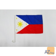 Drapeau de voiture Philippines 45x30cm - Carflag philippin 30 x 45 cm