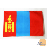 DRAPEAU MONGOLIE 90x60cm - DRAPEAU MONGOL 60 x 90 cm - DRAPEAUX