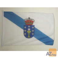 DRAPEAU GALICE 90x60cm - DRAPEAU DE GALICIA - ESPAGNE 60 x 90 cm Spécial Extérieur - DRAPEAUX